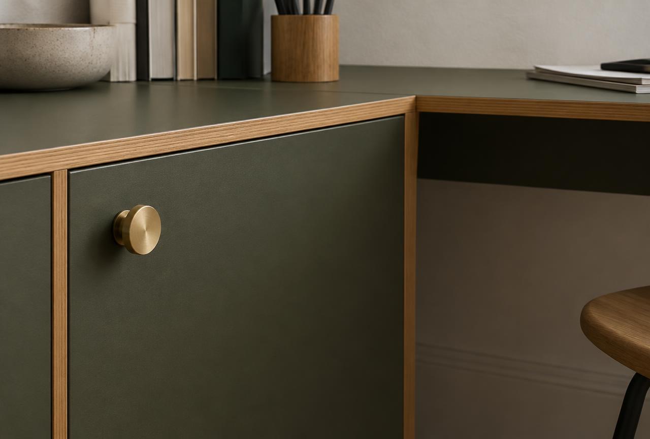 Joinery & furniture application of Bulletin Board linoleum